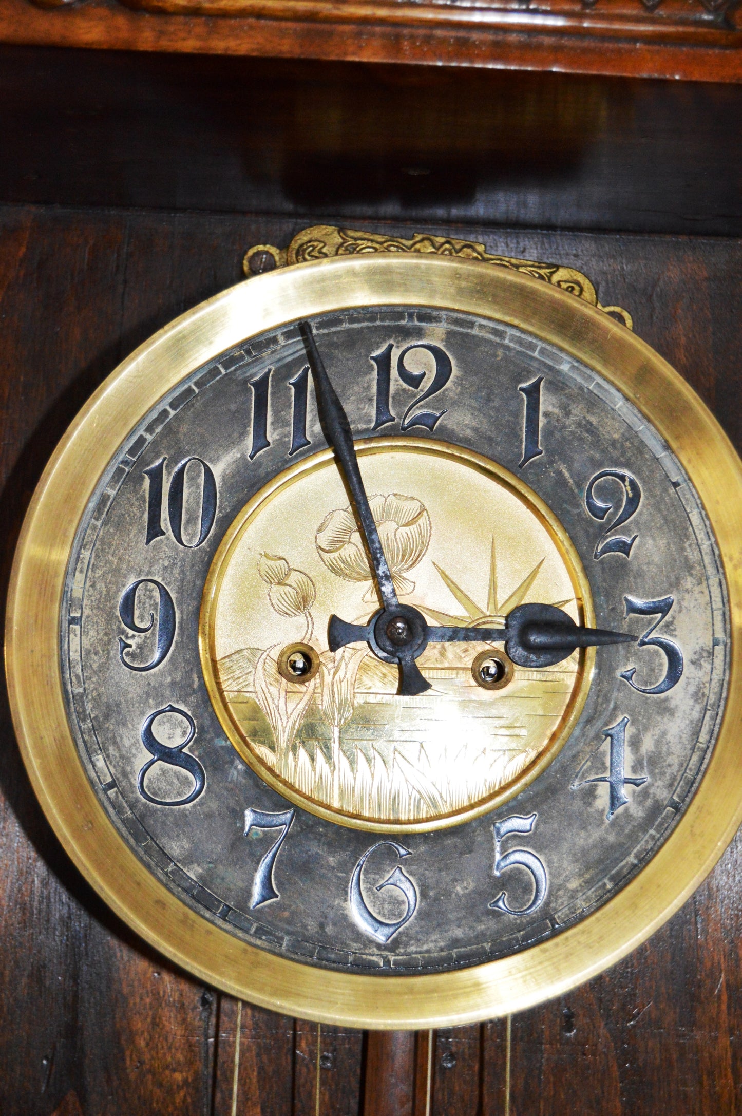 ANTIQUE ORIGINAL GUSTAV BECKER WALL CLOCK HUGE 143 CM VIENNA REGULATOR