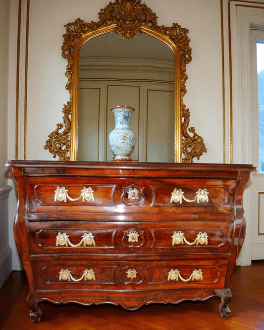 Authentic Louis XV Commode – 18th-Century French Antique Furniture
