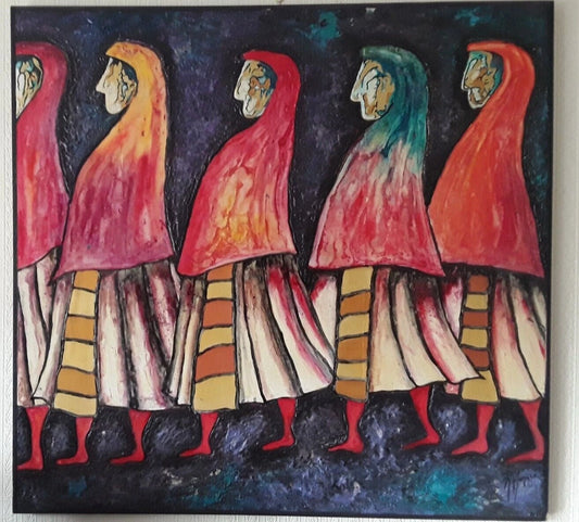 Original Erre Monaco Large Signed Painting