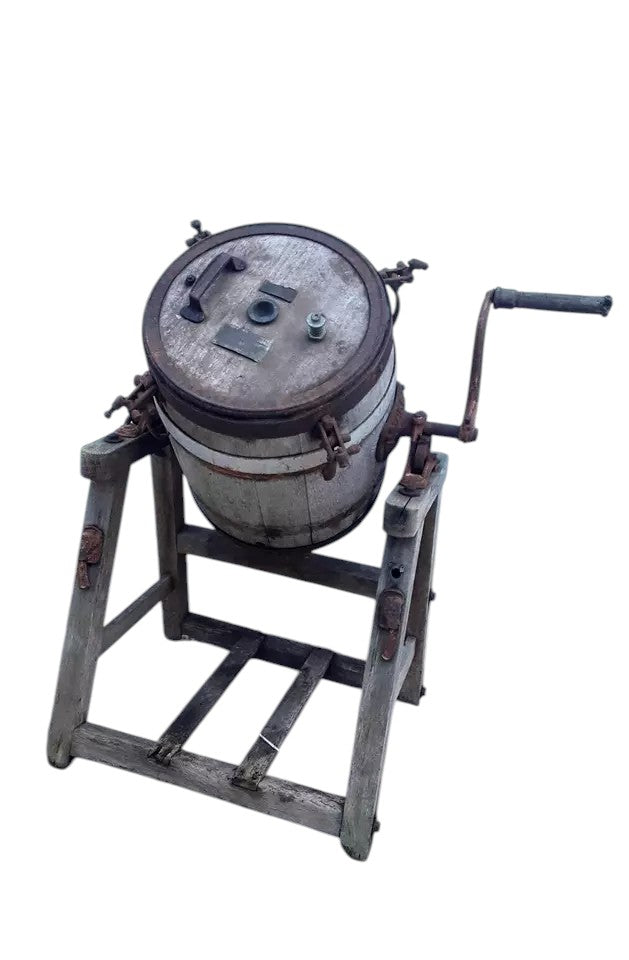 Victorian Shakespearian Butter Churn | Hathaway Maker, Antique English Dairy Collectible