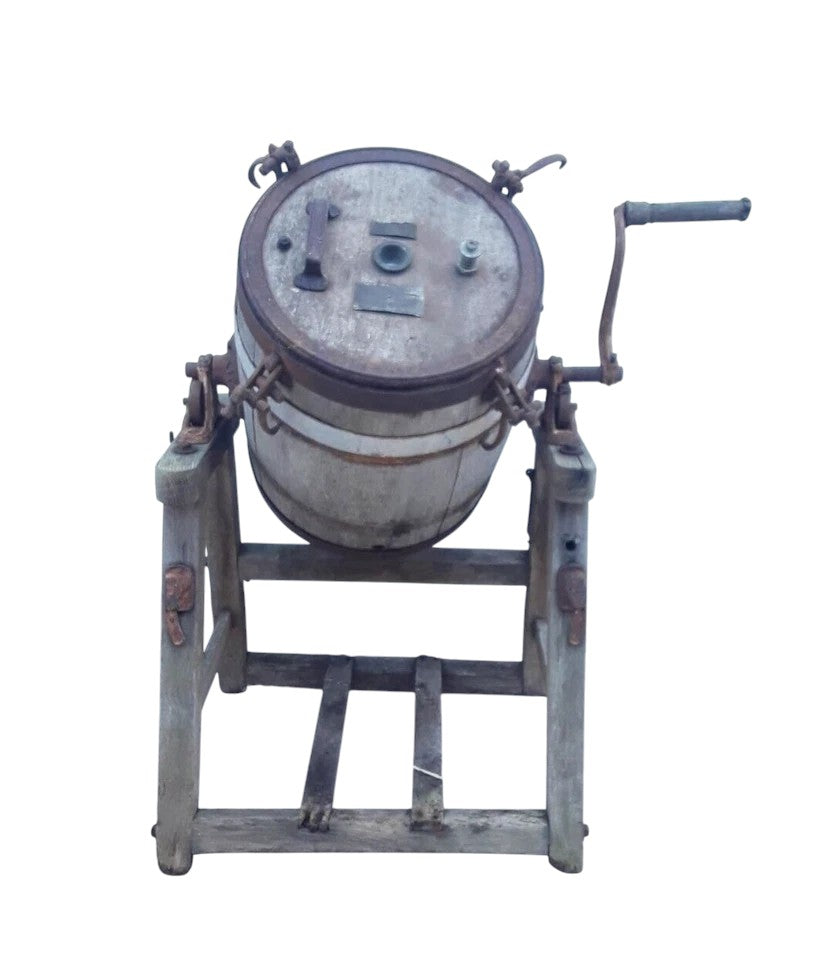 Victorian Shakespearian Butter Churn | Hathaway Maker, Antique English Dairy Collectible
