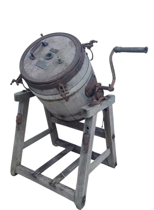 Victorian Shakespearian Butter Churn | Hathaway Maker, Antique English Dairy Collectible