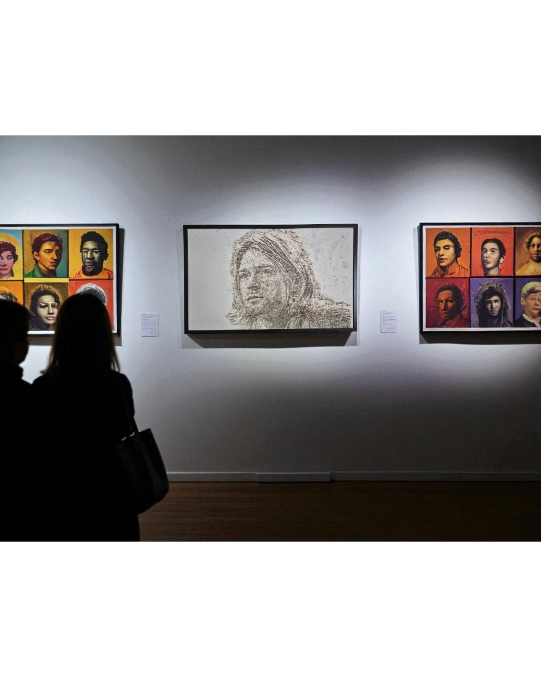 Kurt Cobain – Nirvana Portrait by George Wolberg | Steel Pin Art on Canvas