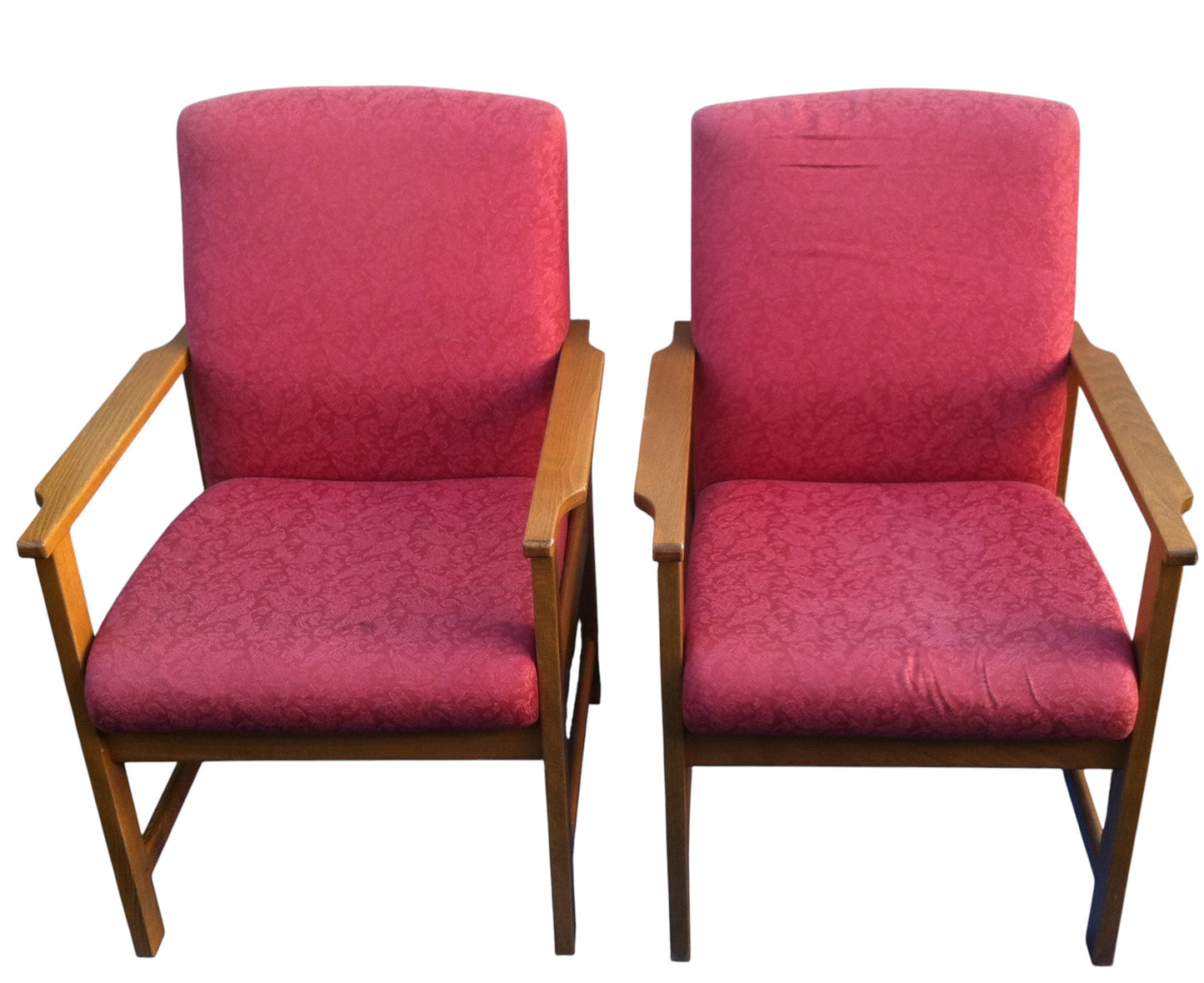 Pair of Vintage Mid-Century Danish Style Cocktail Lounge Armchairs