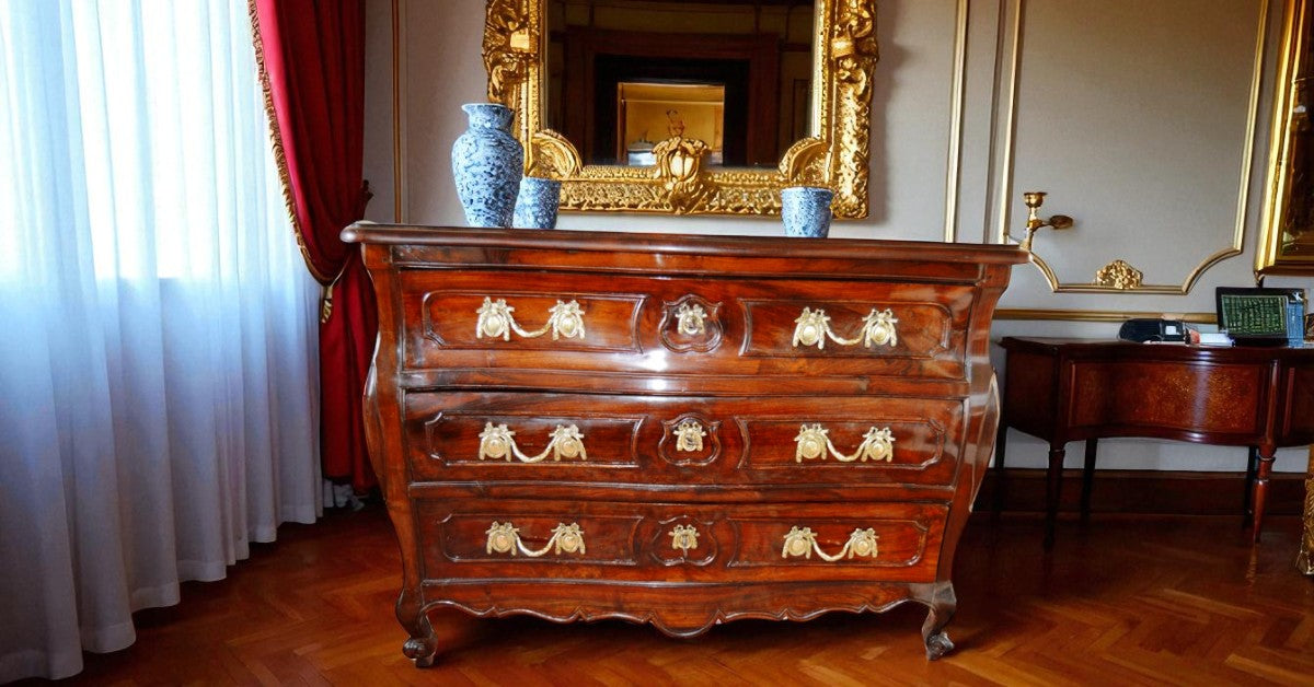 Authentic Louis XV Commode – 18th-Century French Antique Furniture
