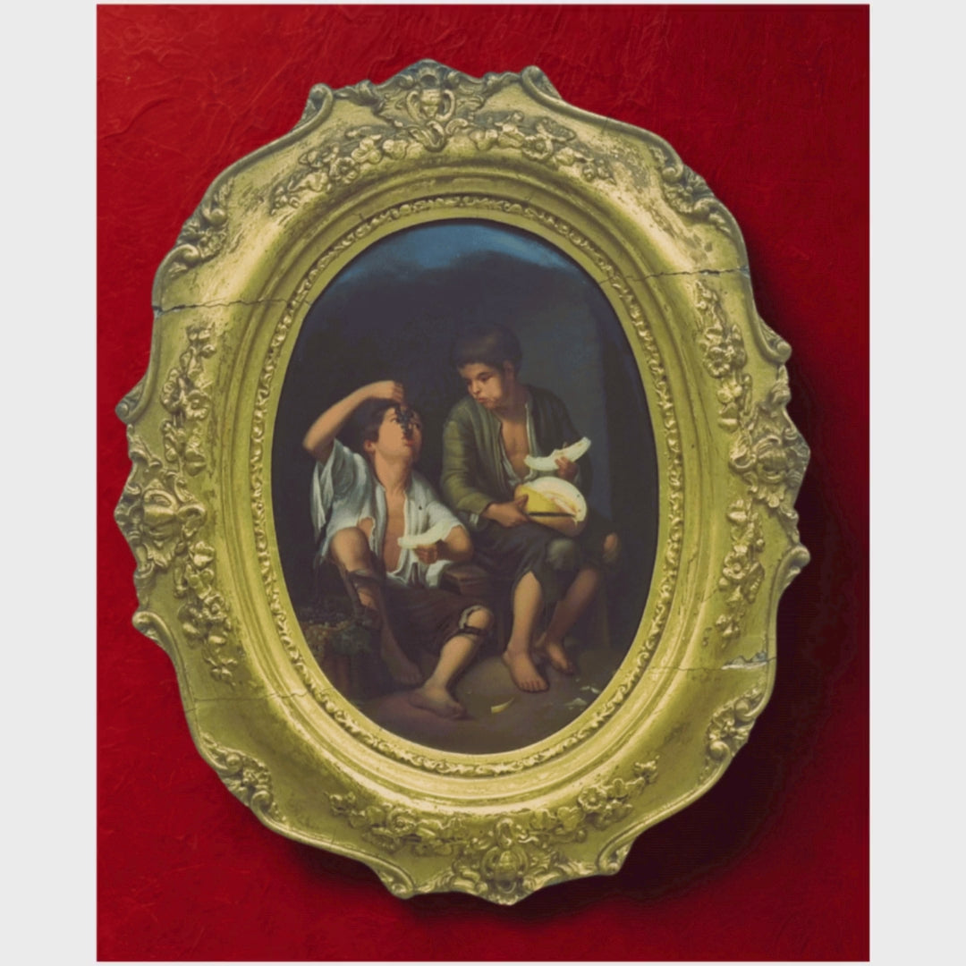 KPM Berlin Porcelain Plaque | The Little Fruit-Seller, 19th