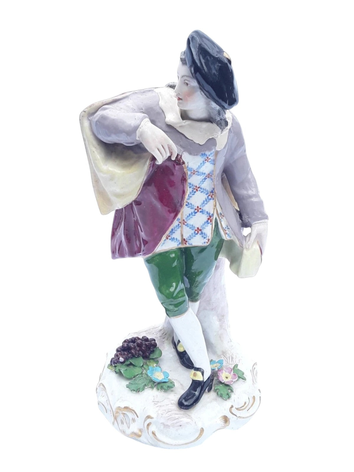 Rare Meissen Porcelain Figurine – Hand-Painted Collectible, 20 cm