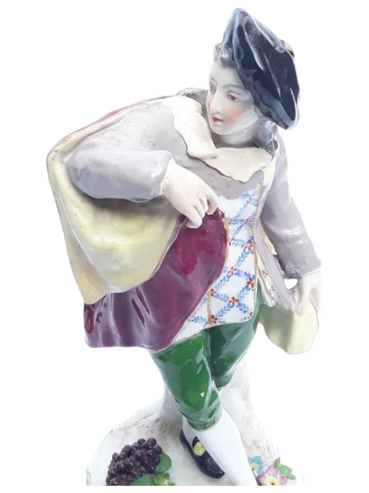 Rare Meissen Porcelain Figurine – Hand-Painted Collectible, 20 cm