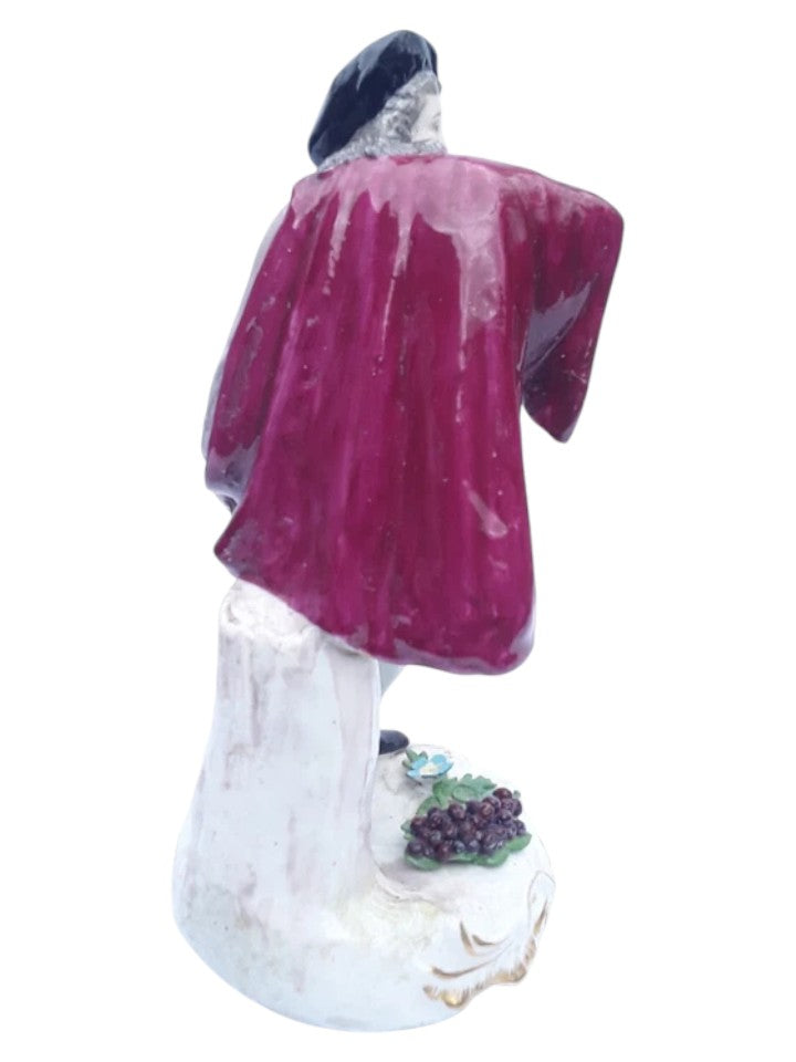 Rare Meissen Porcelain Figurine – Hand-Painted Collectible, 20 cm