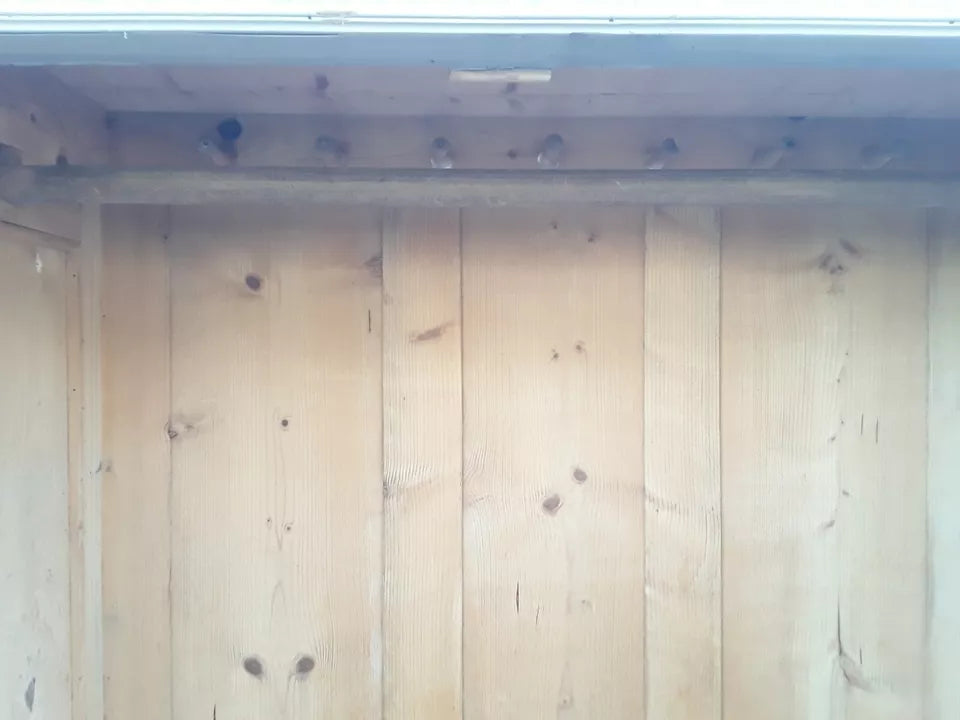 Antique Pine Wardrobe – Farmhouse Elegance